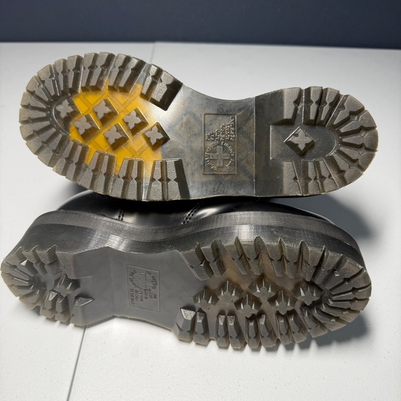 Dr Martens 2976 Quad Platform Chelsea Boots Black Leather Size 6 Womens - Picture 2 of 11